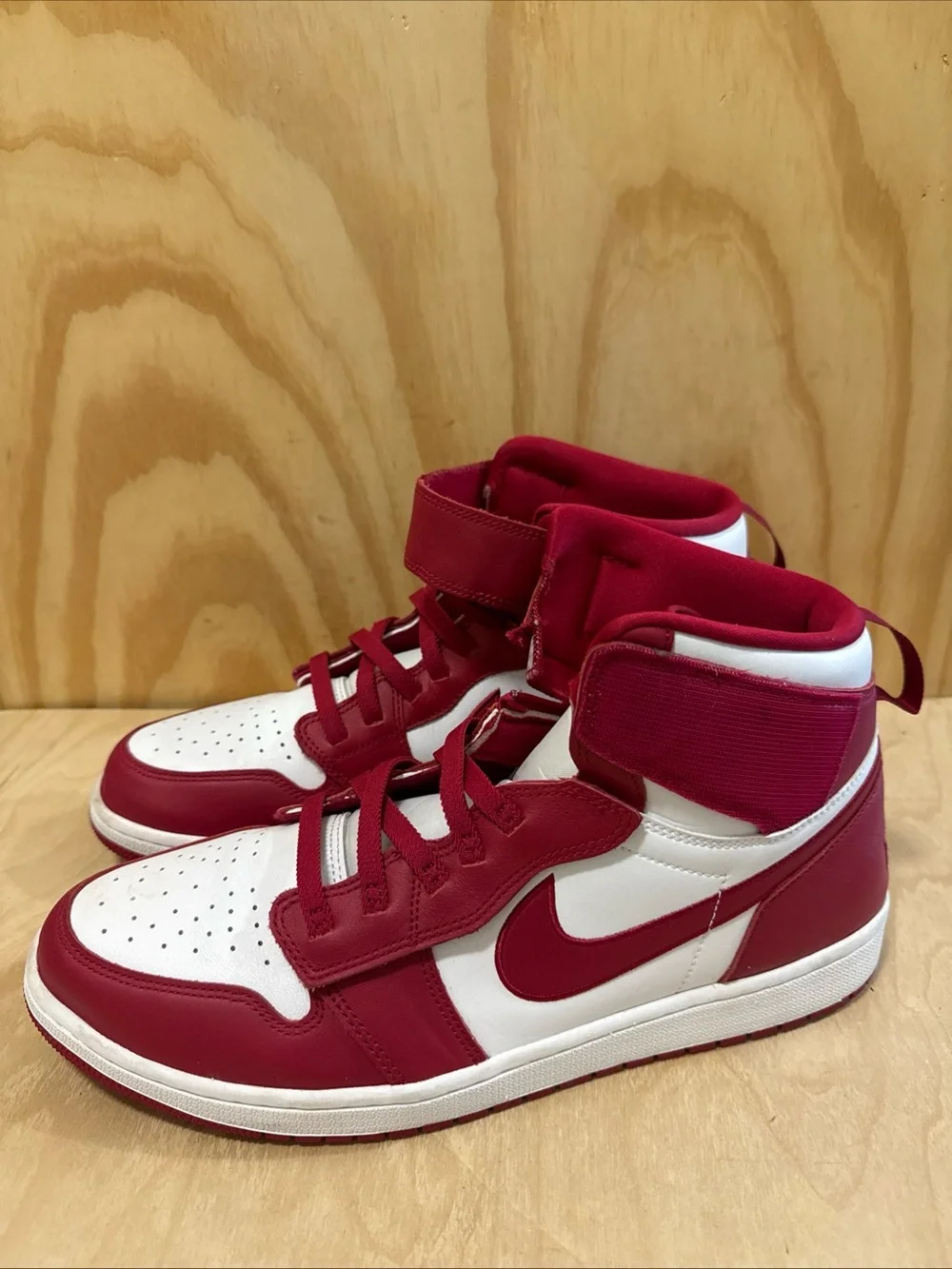 Nike Air Jordan 1 Hi FlyEase Cardinal Red  CQ3835-601 Size 14 (100% Authentic!)